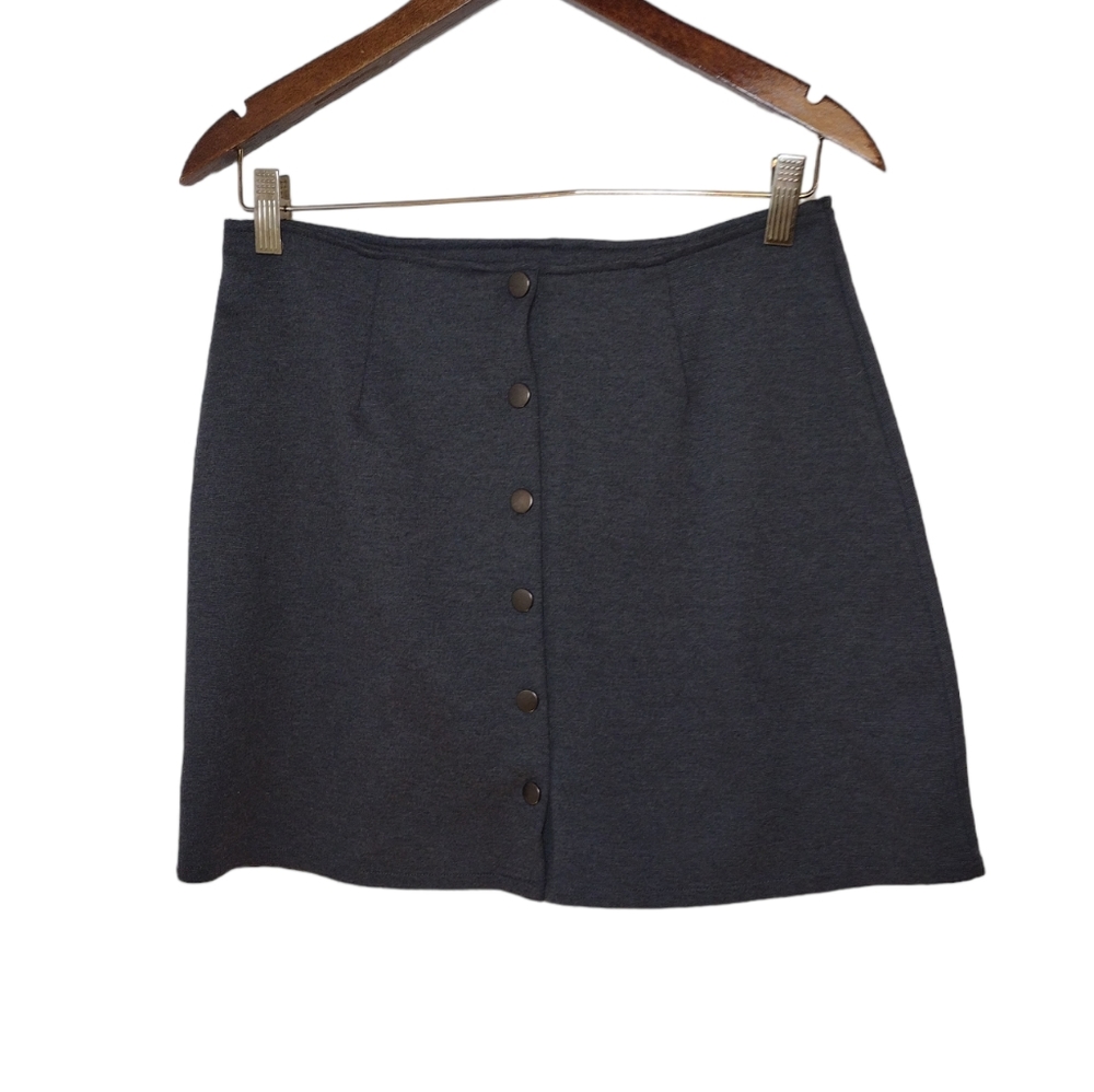 Gray Mini Skirt - Size Medium